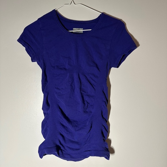 Athleta Tops - athleta purple ruched top size xs